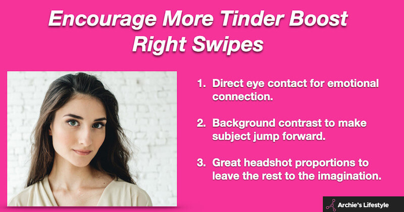 Tinder Boost profile to get more online dates